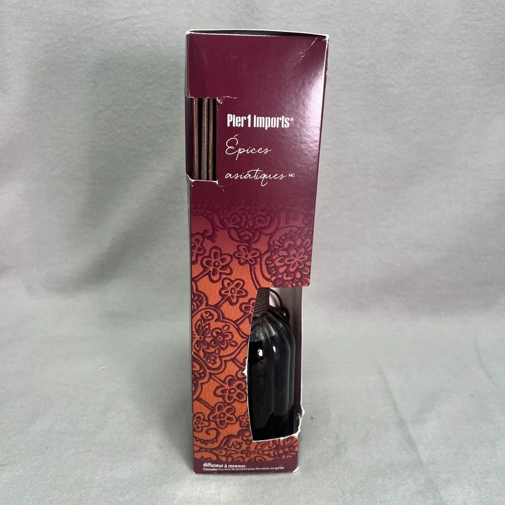 Pier 1 Imports Reed Diffuser Asian Spice Discontinued Fragrance 10oz NOS 2016